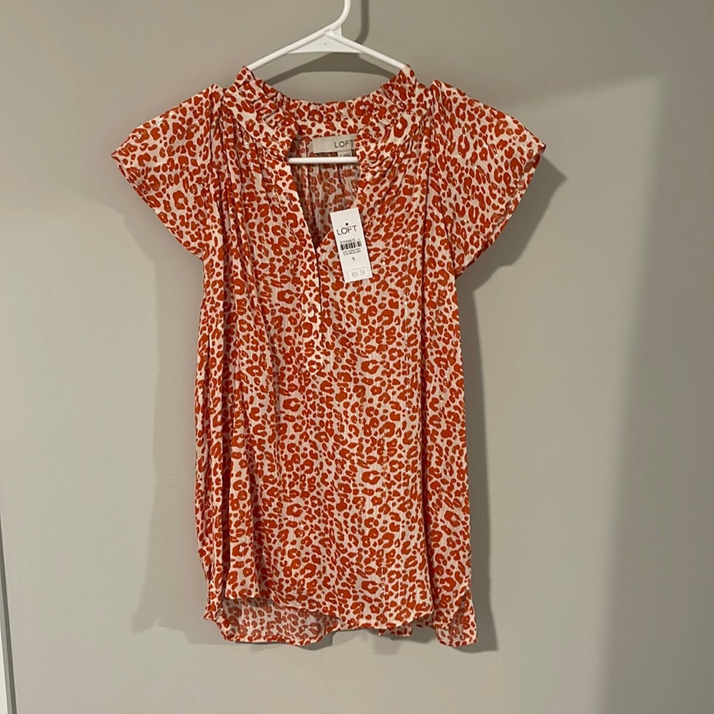 Loft printed blouse